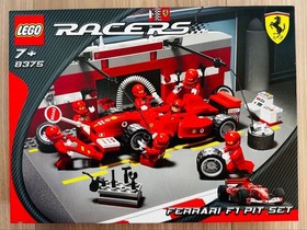 LEGO 8375 Ferrari F1 Pit Set Racers 2004