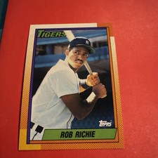 1990 Topps - Rob Richie #146 (RC) Detroit Tigers