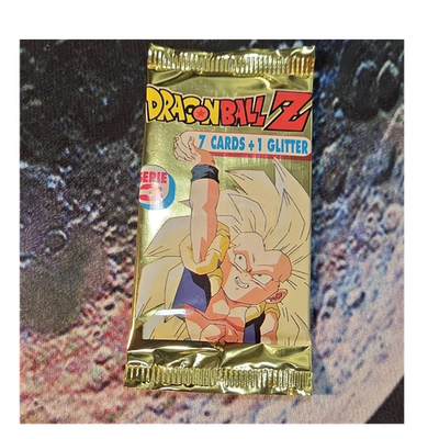 タ*チ様 新品 未開封☆ドラゴンボールＺ　カードコレクション３ Dragon Ball Z Serie 3 AV Pack 8 Cards Glitter Spanish Trading Card