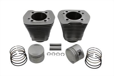 Evolution Cylinder and Piston Kit Silver for Harley-Davidson