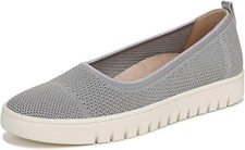 Vionic Women's Uptown Skimmer Knit Ballet Slip On Shoes - Light grey