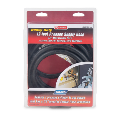 American Motorhome RV Extend A Stay 4-Port Propane 12 Foot Supply Hose 59035