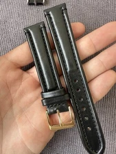 Vintage Watch Strap 18 mm  Leather Nos Top Quality V66 