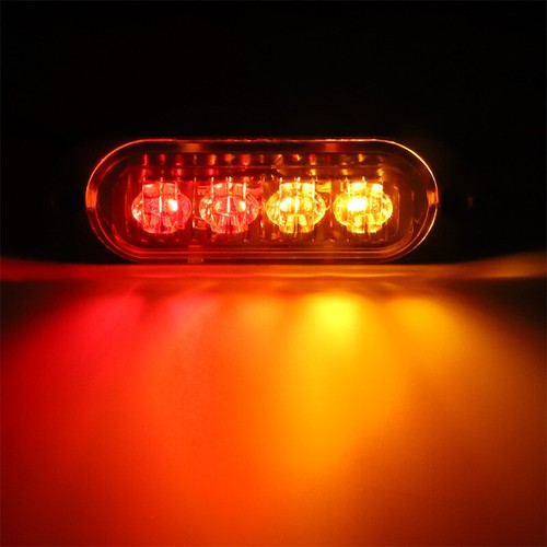 10x LED Clearance Light Side Marker Lamp RED AMBER Trailer Truck Caravan Lorry - Picture 11 of 12