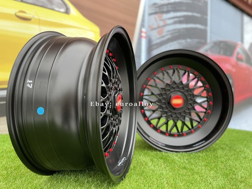 4x18 Zoll 5x120/5x112 RS Style Deep Dish Black Felgen: Passend für Mercedes E S - Bild 5 von 19