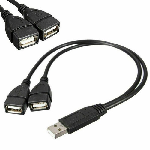 Adaptateur répartiteur en Y USB 2.0 A mâle vers 2 prises femelles double=`~ H0X5 - Picture 7 of 10