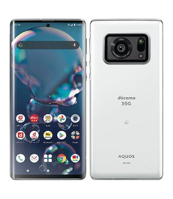 SHARP AQUOS R6 SH-51B WHITE Android Phone Leica Lens From SHARP AQUOS R6 SH-51B WHITE Android Phone Leica Lens From