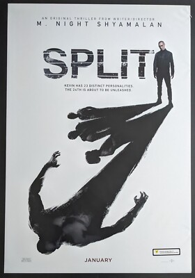 Split (2016) Original 27x40 Movie Poster D/S Rolled, James McAvoy