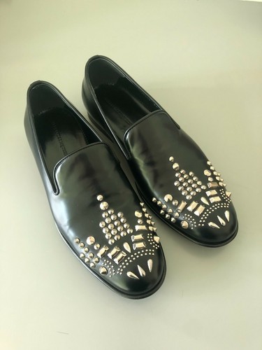Alexander McQueen Black Leather Studded 