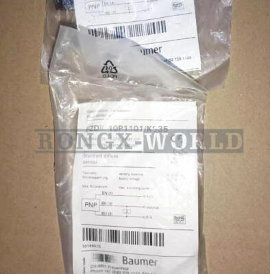 One Baumer FZDK 10P1101/KS35 photoelectric sensor 10-30VDC new #E8