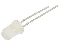 5X 333-2SUBC/C470/S400-A4 Led 5Mm Blau 500Mcd 10° 20Ma 3,7V Front: GewöLbt Ever