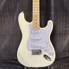 ST Electric Guitar Cream White Color Maple Fretboard 6 Strings Mahogany Body