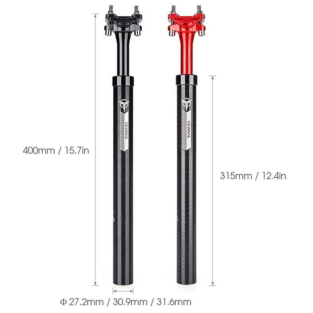 Tube De Selle Réglable 400 Mm – Tige De Siège BMX – Fabriqué En Chine – Sans Marque