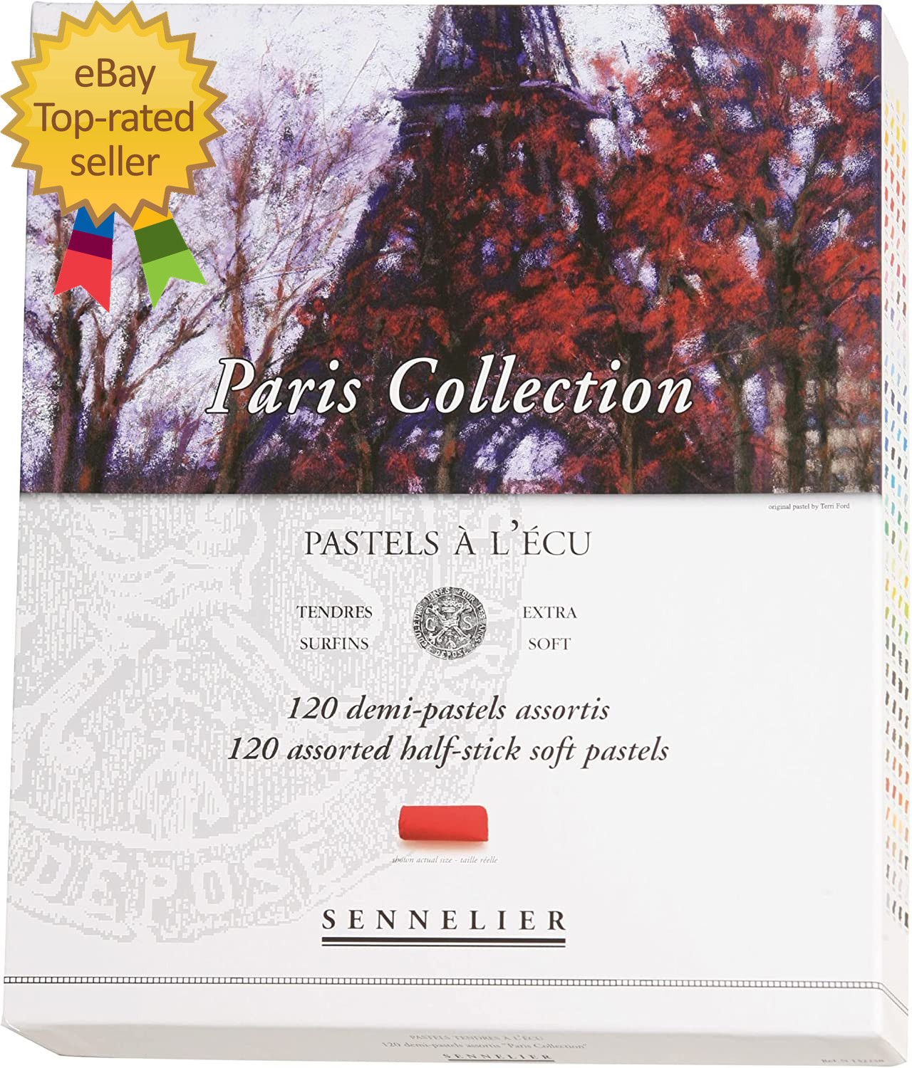 Soft Pastels Half Stick Set 120/Pkg-Paris  Paris