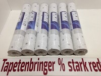 Vliestapete Marburg 6X 53825 (6Rollen) Linienmuster Silber Grau Creme Restposten