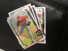 2015 Bowman Chrome BCP163 Jon Moscot 5 count all chrome lot Cincinnati Reds