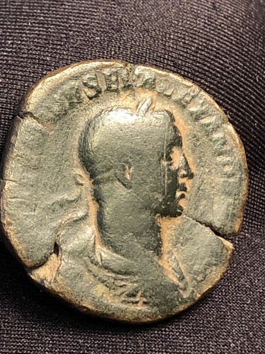 Ancient Rome Severus Alexander AD 222-235 Large AE sestertius Rev. Pax - Picture 5 of 6