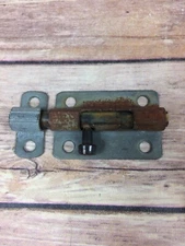 Vintage Antique Rustic Slide Barrel Bolt Latch Clasp Gate Door Primitive Rusty