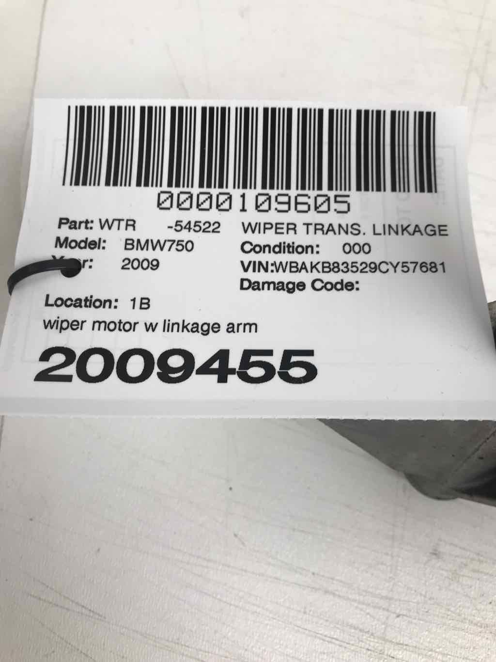 Wiper Motor Front W Linkage Arm OE 4441879 3397021220 Fits BMW  