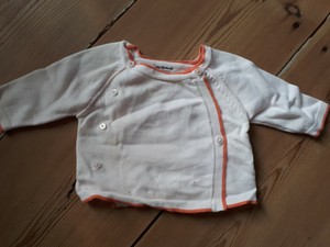 Vert Baudet Pull Gilet Coton Cache Coeur Rose Bebe Fille Taille 1 Mois Ebay