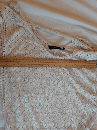Women's Playsuit New Look Size M Lace White 26 - Picture 9 of 12