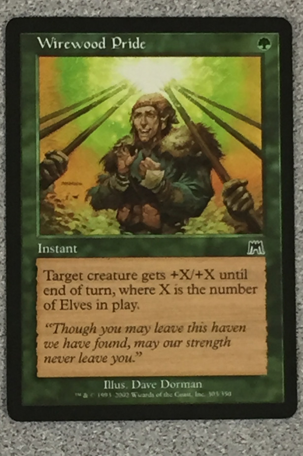 MTG - WIREWOOD PRIDE 1X- ONSLAUGHT - COMMON - INSTANT - LP