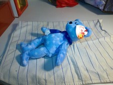 TY Beanie Baby 1999 Holiday Teddy Blue Snowflakes Babies