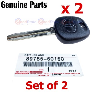 Genuine Urban Cruiser NLP115 NLP110 1.4 Transponder Master Key Uncoded Set x2