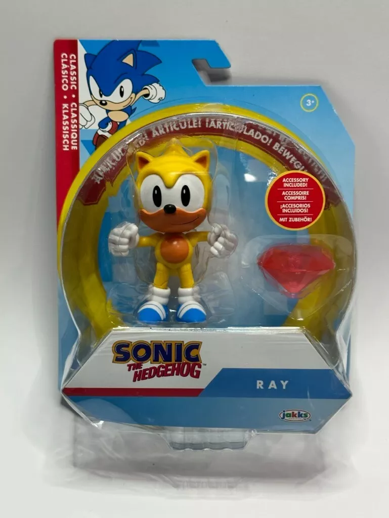 Sonic The Hedgehog Classic Action Figure- 4- RAY