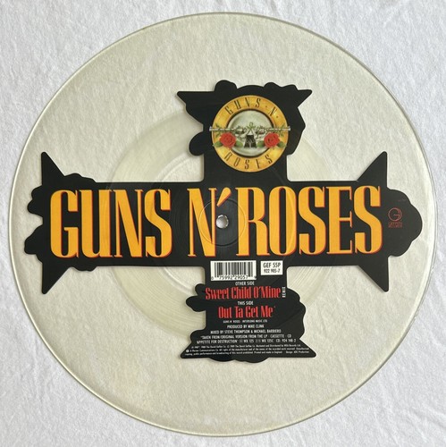 GUNS 'N' ROSES -Sweet Child O’ Mine- Ultra Rare UK Uncut Picture Disc/Test Press - Imagen 2 de 2