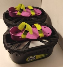 1989 Moon Shoes Anti-Gravity Strap Shoes Purple And Black Vintage Nickelodeon