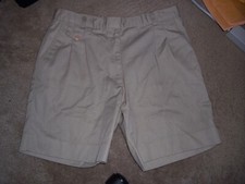 Boys COBMEX Khaki School Uniform Shorts Size 14 1/2