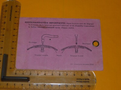 1955-1959 MODE D'EMPLOI BALLONS HUNGARIA VESSIES SANS LACET