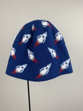 Wippette Toddler Hat Spaceship Blue Beanie, Size Toddler