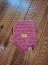 Build A Bear Workshop BABW Pink Hearts Carrier Backpack Adjustable Straps Plush