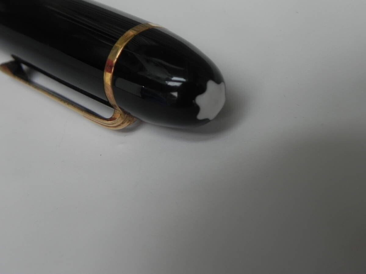 Montblanc Meisterstuck 149 14C 4810 585 Black Fountain Pen | eBay