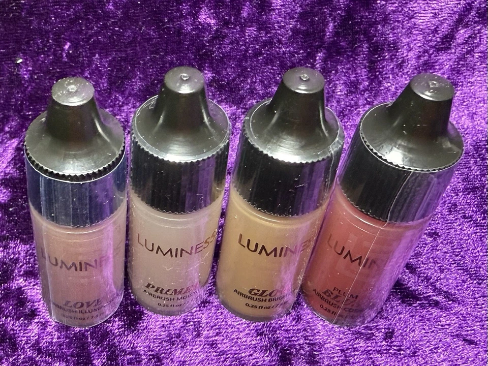Lote Aerógrafo Luminess PRIMER Hidratante Iluminador Ciruela Rubor .25oz Foto 3 de 4