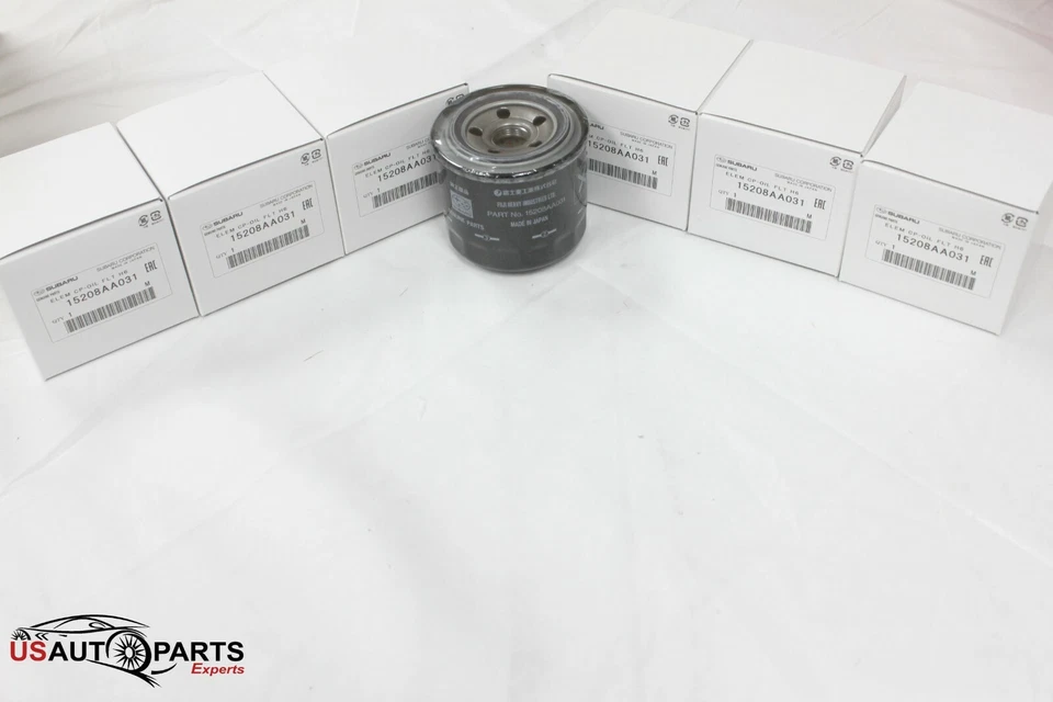 PACK DE 6 filtros de aceite originales OEM Subaru Outback Legacy SVX 6 CIL NUEVOS Foto 3 de 4