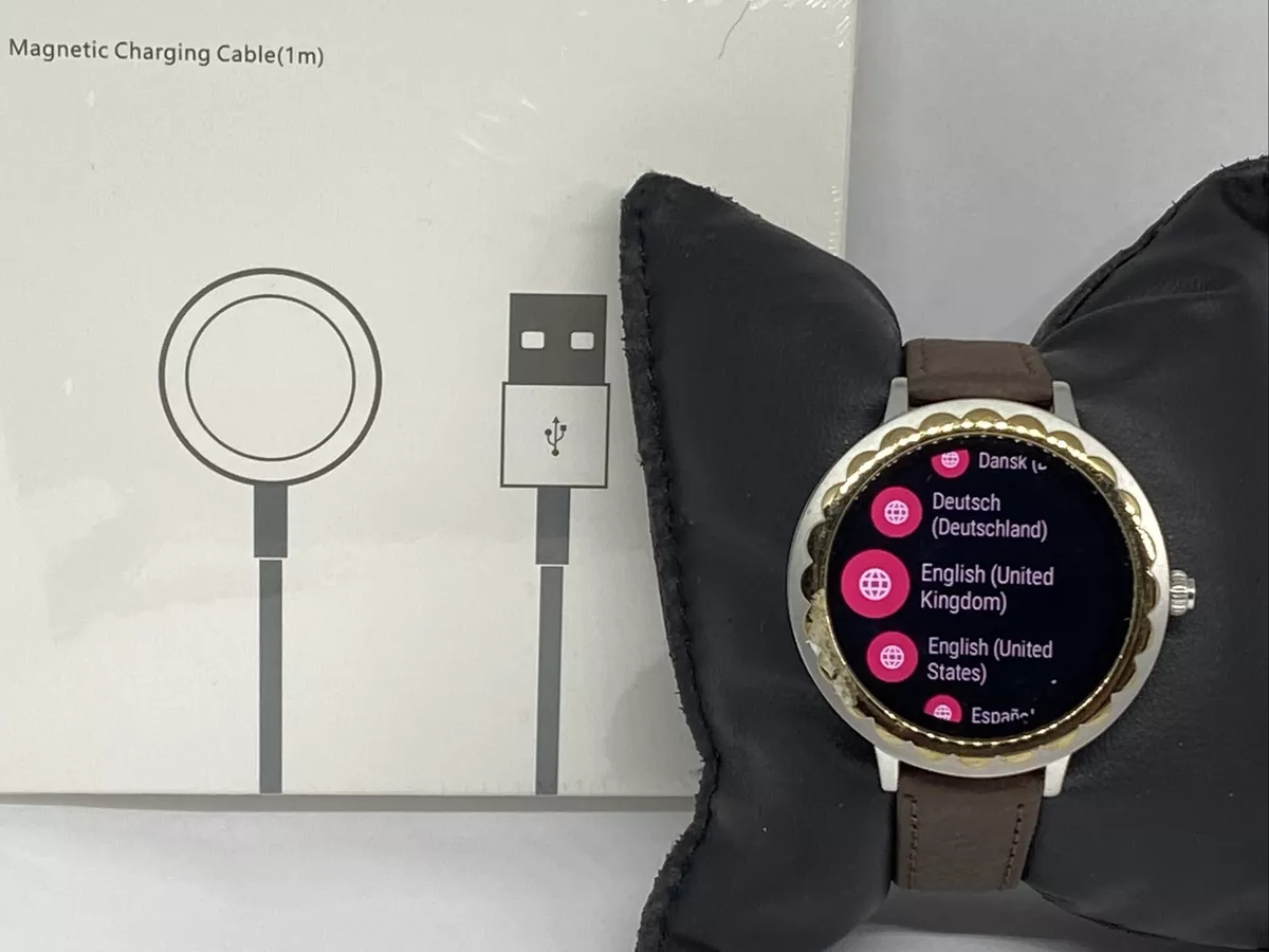 Kate Spade Gen 3 KST2007 Women s Leather Digital Touch Dial Smart Watch CO469