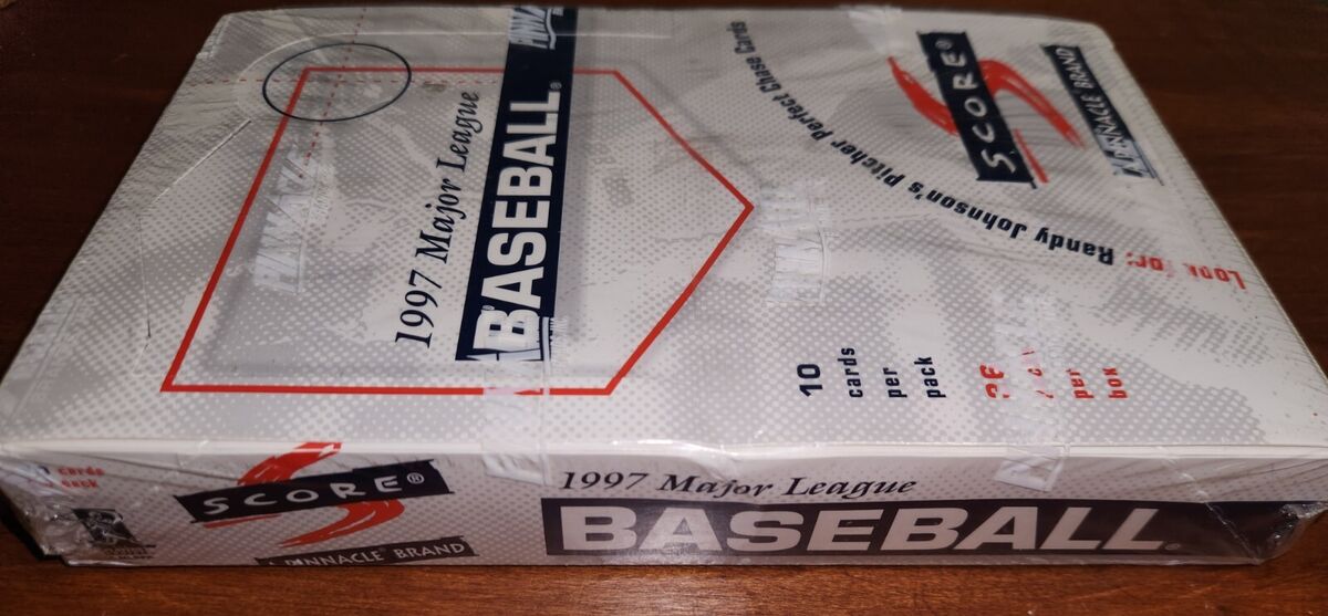 超話題新作 1997 Score 10 Packs 36 Boxes Unopened Baseball Pinnacle ボックス