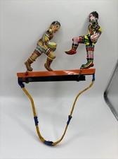 Vintage 1950s Tin Plate Boxing Men Boxers Hand Action Toy
