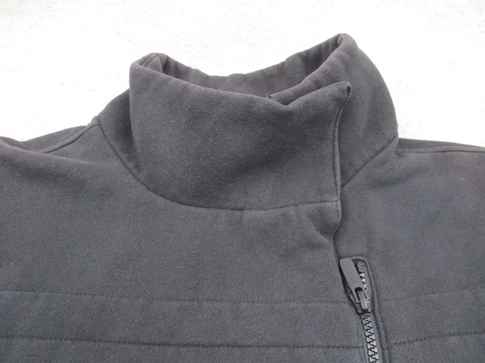 Chaqueta Lululemon Mujer 12 Negra Acolchada Informal Cremallera Completa Entrenamiento Atlético Gimnasio * Foto 4 de 4