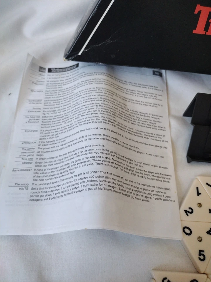 Triominos Deluxe Edition by Goliath - Complete VGC - Image 4 of 4