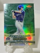 2001 Topps Finest - Finest Moments Todd Helton #FM16 Refractor