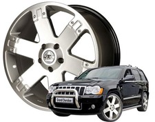 6x Alufelgen 9x22 passend für Jeep Grand Cherokee WH 05-10 Felgen Alufelge Felge