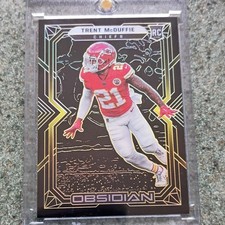 2022 Panini Obsidian Trent McDuffie Rookie Serial Numbered Chiefs #149 21/25