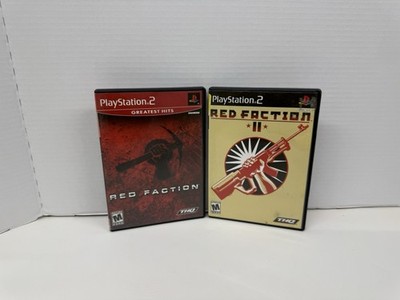 Red Faction 1 and 2 Sony PlayStation 2 Partial Complete
