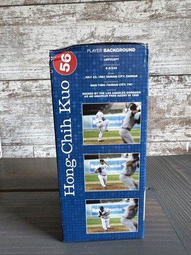 Hong Chih Kuo Bobblehead SGA NUEVO EN CAJA 2011 LA Dodgers MLB béisbol coleccionables - Imagen 5 de 5