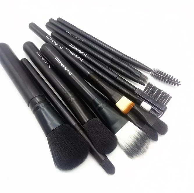 Mac Makeup Pinsel Set Eisen Box Set Rouge Lidschatten Foundation Pinsel 12tlg Set - Bild 4 von 4