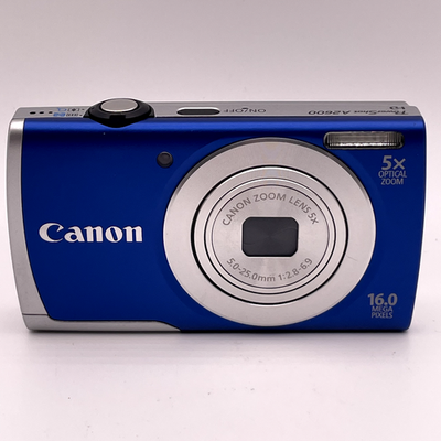Canon PowerShot A2600 16.0MP Digital Camera – Blue – Tested